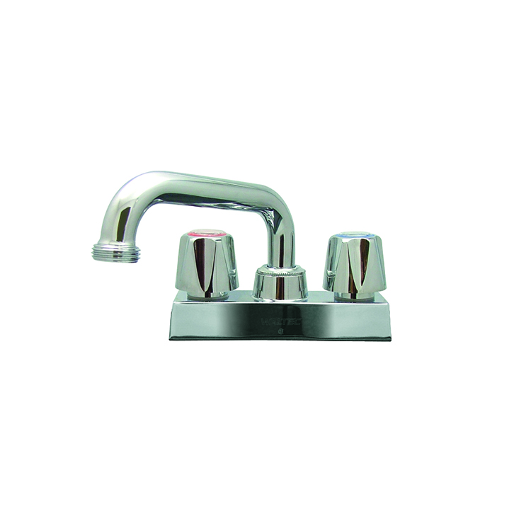 29W231 Two Handle Centreset Laundry Faucet, fluted handles