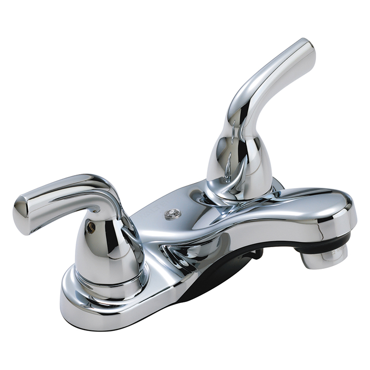 82234LF - Two Handle Centreset Faucet, metal lever handles